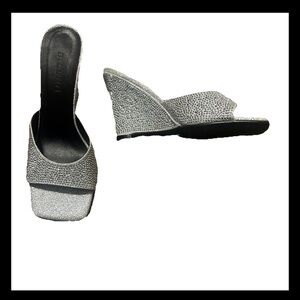 Billini Glittering Silver Heels